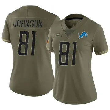 Womens calvin sale johnson jersey