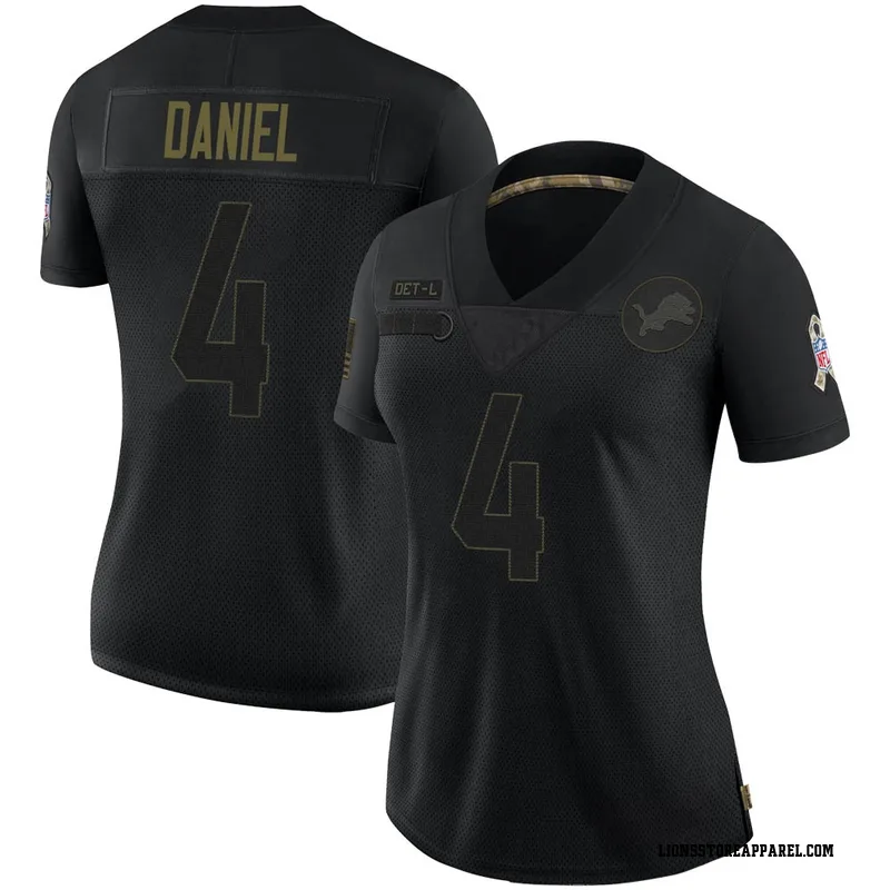 Women's Detroit Lions Chase Daniel Black Limited 2020 Salute To Service