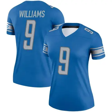 Women's Detroit Lions Jameson Williams Blue Legend Jersey By Nike