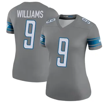 Women's Detroit Lions Jameson Williams Legend Color Rush Steel Jersey By Nike