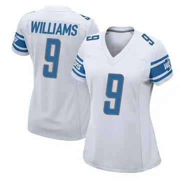 Women's Detroit Lions Jameson Williams White Game Jersey By Nike