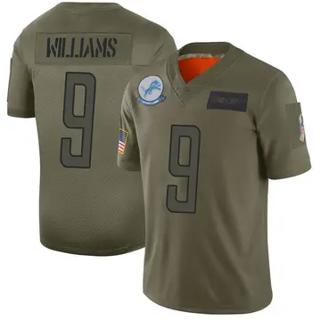 Youth Detroit Lions Jameson Williams Camo Limited 2019 Salute to Service Jersey By Nike