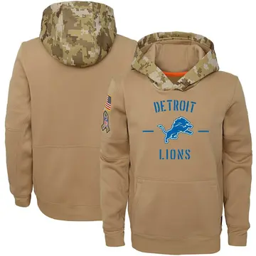 nike detroit lions salute to service ko pullover performance hoodie